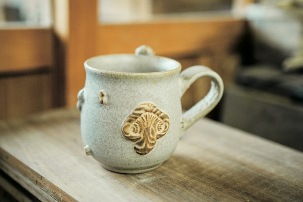 レトロなきのこ　陶器 f86724ee1e3346e798fb3056711a59